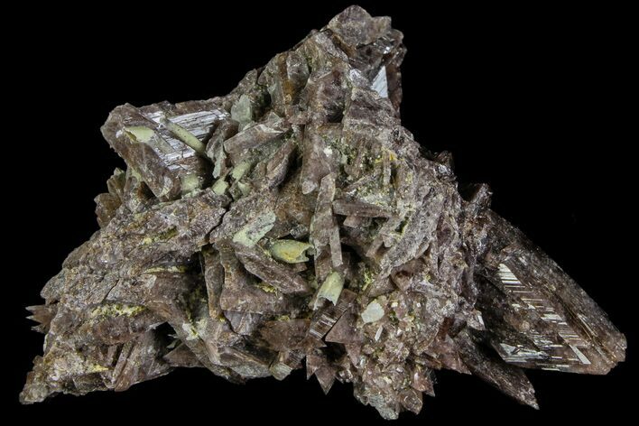 Axinite Crystal Cluster - Peru #87728